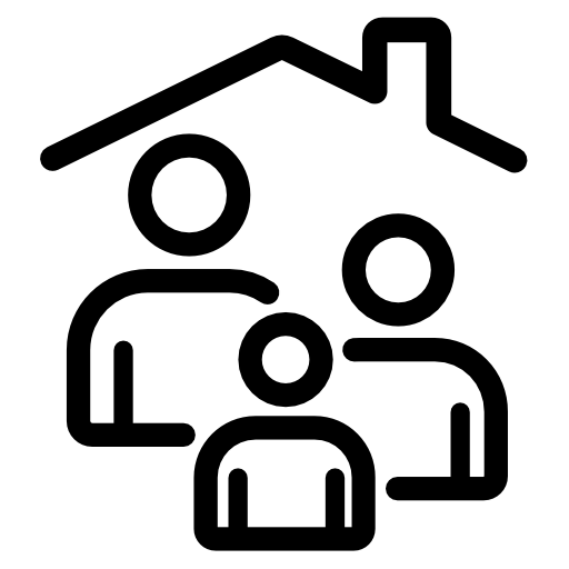 Icono de intervención familiar y educativa